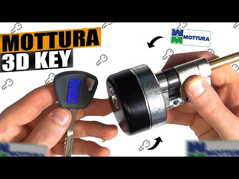 Видео: Mottura 3D key - цилиндр нового поколения