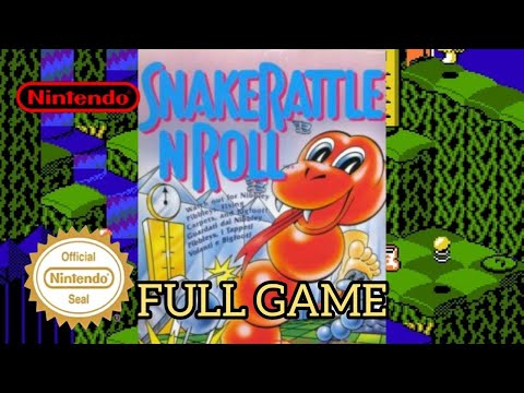Видео: Snake Rattle 'n' Roll | NES | Полное прохождение