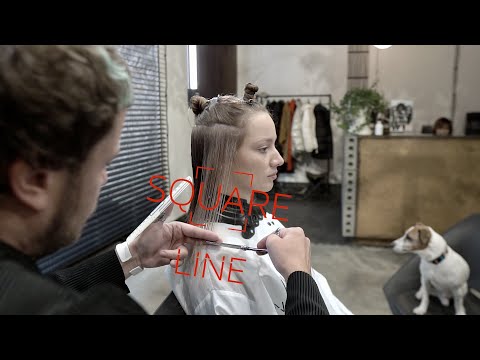 Видео: СТРИЖКА ЛОБ в технике слои для девушки с собачкой 🐶