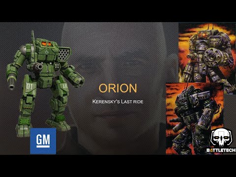 Видео: «Орион» от Battletech, оригинальный тяжёлый мех Внутренней Сферы