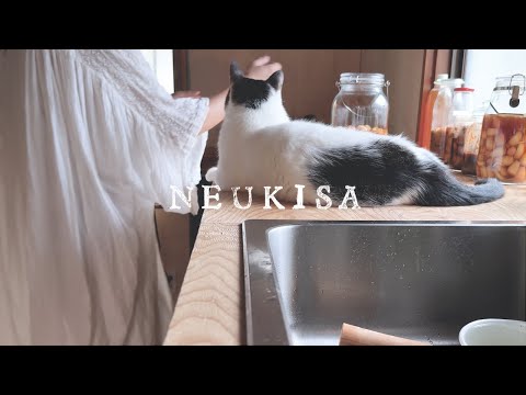 Видео: Япония / Уютный летний день на кухне.