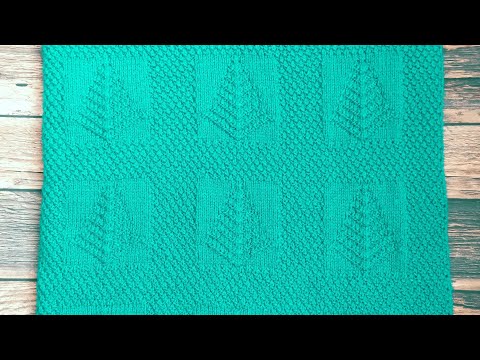 Видео: Детский плед "Ëлочки". Детский плед спицами. Обзор (как я его вязала).