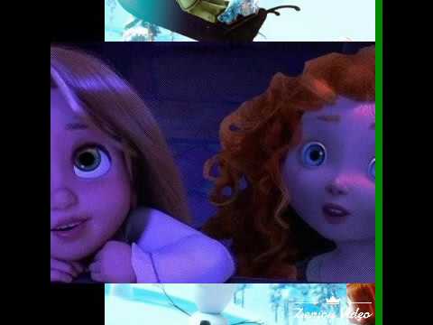 Видео: Эльза, Анна, Рапунцель и Мирида