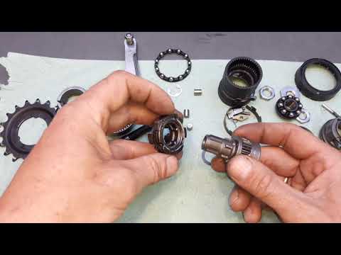 Видео: Правильное удаление ножного тормоза с планетарной втулки shimano nexus 3