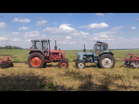 Видео: МТЗ 80 VS ЮМЗ 6. @Мажарово