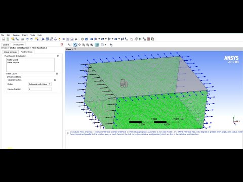 Видео: 9.3 Моделирование гидродинамики гребного винта в ANSYS CFX. Граничные условия
