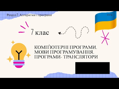 Видео: Комп'ютерні програми.  Мови програмування.  Програми-транслятори