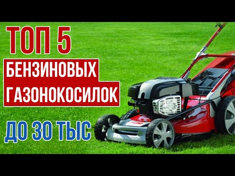 Видео: ТОП-5 бензиновых газонокосилок до 30 тысяч рублей. Лучшие газонокосилки 2021