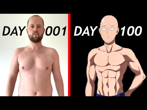 Видео: 100 дней тренировок по программе One Punch Man | Результаты трансформации