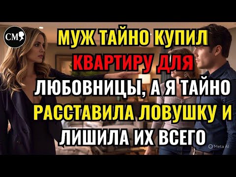 Видео: МУЖ ТАЙНО КУПИЛ КВАРТИРУ ДЛЯ ЛЮБОВНИЦЫ, А Я ТАЙНО РАССТАВИЛА ЛОВУШКУ И ЛИШИЛА ИХ ВСЕГО