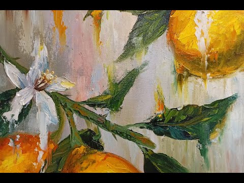 Видео: Как из холста сделать три лимона.(подробная инструкция)/How to make three lemons from a canvas.