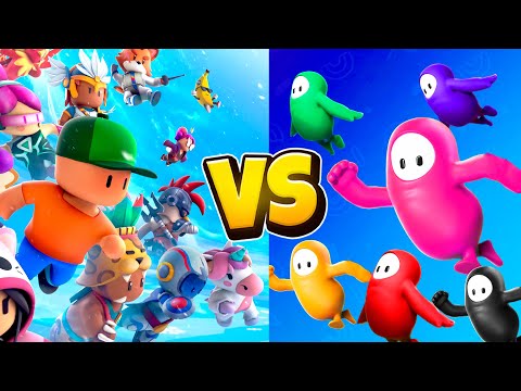 Видео: Stumble Guys против Fall Guys в 2025 году!