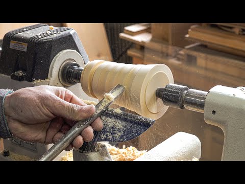 Видео: Изготовление Премиум-Кружки из Лучшей Древесины Японии: Мастерство Деревообрабатывающего Мастера