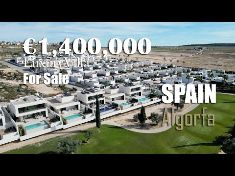 Видео: Роскошные виллы на Арубе в гольф-курорте La Finca, Альгорфа, Аликанте, Испания 🇪🇸 Недвижимость в ...