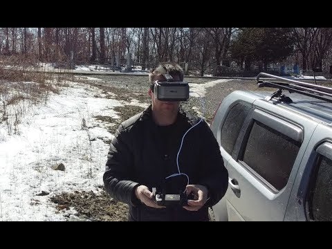 Видео: Бюджетный fpv шлем для полетов Mavic mini и онлайн рыбалки