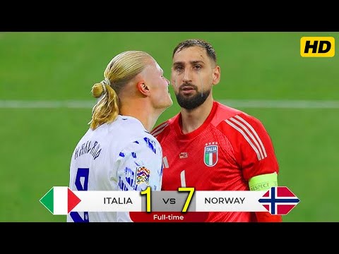 Видео: Конец итальянского футбола ⚔️ Хааланд — мясник, уничтожающий Италию