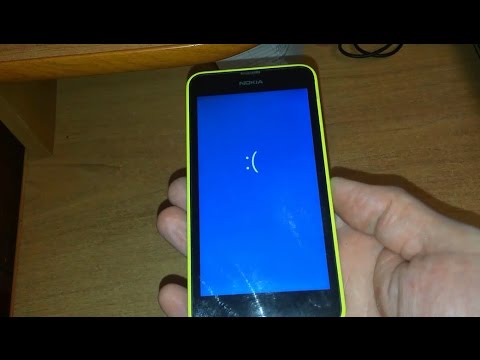 Видео: Прошивка Nokia Lumia 630 (Dual Sim), RM-978 грустный смайлик