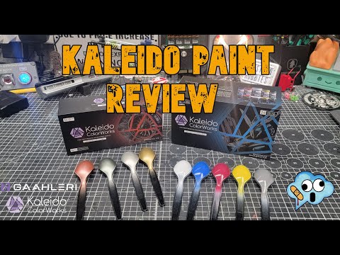 Видео: Обзор новых акриловых красок Kaleido от Gaahleri.