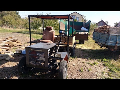 Видео: Самодельный грузовичок полноценный первый выезд