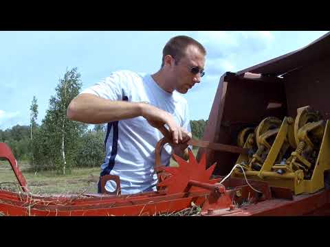 Видео: Уборка сена  пресс киргизстан   \\\   Ферма в Фокусе   \\\