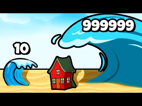 Видео: ЭВОЛЮЦИЯ РАЗРУШЕНИЯ ЦУНАМИ, МАКСИМАЛЬНЫЙ УРОВЕНЬ! | Tsunami