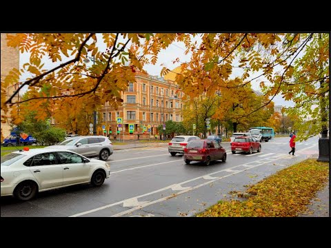 Видео: Васильевский остров, Большой в сторону Гаванской.