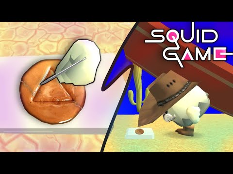 Видео: 🦑Игра в КАЛЬМАРА в ЧИКЕН ГАН! Сахарные СОТЫ!
