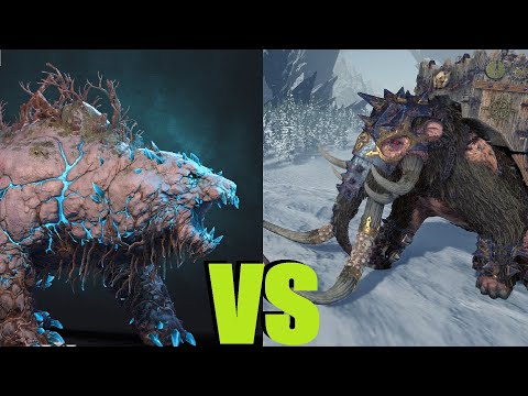 Видео: Стихийный медведь vs Боевой мамонт: Total War Warhammer 3. Immortal Empire. тесты юнитов v 2.1.1