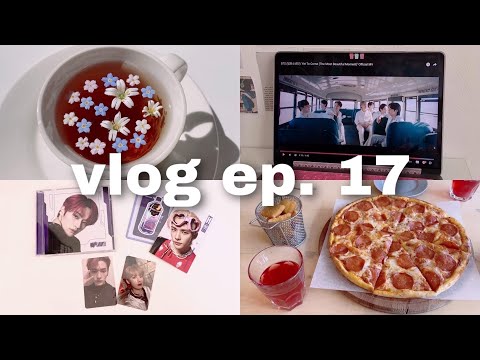 Видео: 🍕 vlog ep 17 : мои обычные будни, распаковка kpop фотокарт, камбэк bts