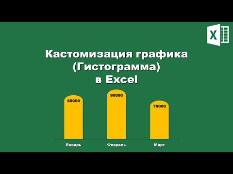 Видео: Excel: Инфографика - Кастомизация (шапки) гистограммы / Excel: Infographics - Custom (head) chart