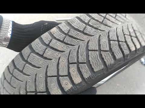 Видео: Отзыв о шинах Michelin X-Ice North 4 185/65 R15 92T, зимняя, шип