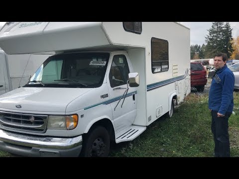 Видео: Дом на колёсах.  RV   Ford 350, из аукциона (Copart)  Первый обзор.