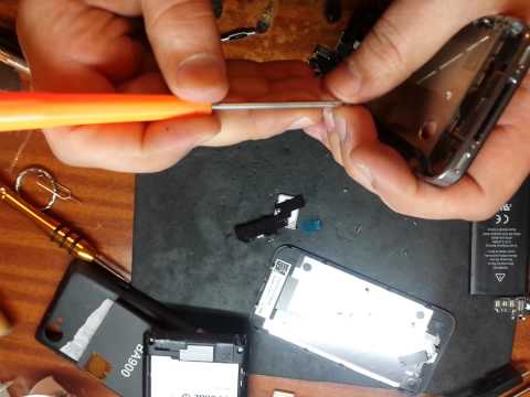 Видео: iphone4 замена кнопки Home