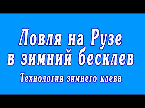 Видео: Ловля на Рузе в зимний бесклев | Технология зимнего клева