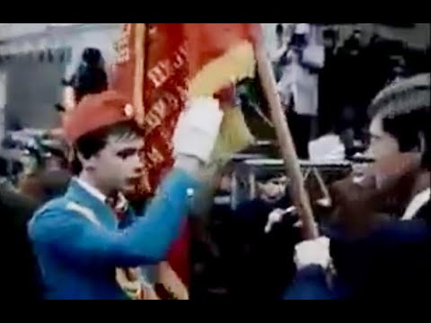 Видео: 19 мая 1982 год . Пионерский Парад на Красной Площади .