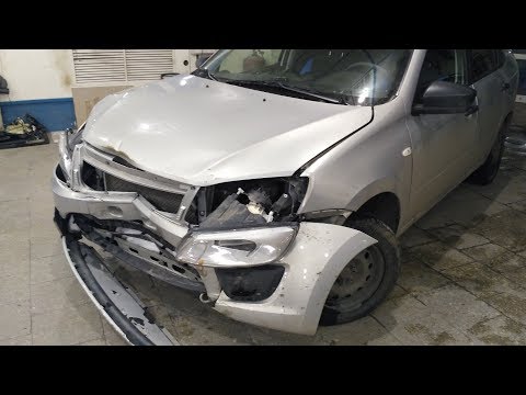 Видео: Снова гранта, передок.