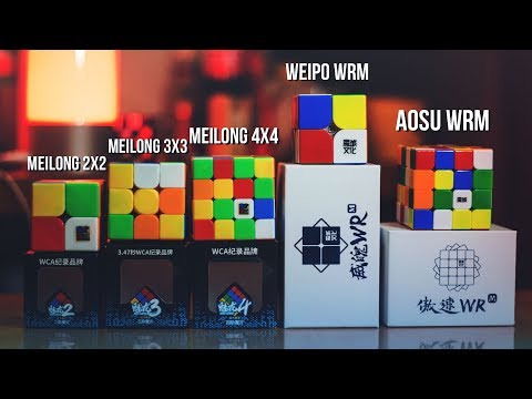 Видео: 🌶️ Топовые кубики Рубика: MOYU AOSU WRM, MOYU WEIPO WRM и бюджетные: MEILONG 2x2, 3x3, 4x4