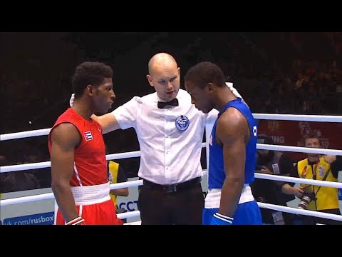 Видео: ЭНДИ КРУС (КУБА) против КЕЙШОНА ДЭВИСА (США) ПОЛНЫЙ БОЙ!!!