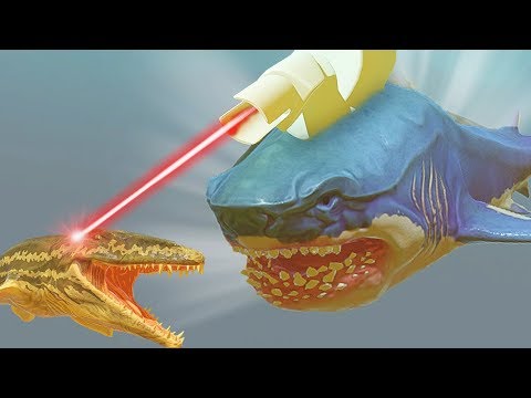Видео: МЕГАЛОДОН С ЛАЗЕРНОЙ ПУШКОЙ ЗАХВАТИЛ ОКЕАН, ОБНОВЛЕНИЕ | Feed and Grow Fish