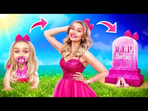 Видео: Барбі Від Народження до Смерті! Лялька vs Реальна Дівчина
