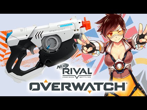 Видео: ОБЗОР NERF Overwatch - Импульсный пистолет Трейсер