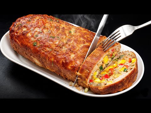 Видео: Самый вкусный мясной хлеб! Я готовлю это каждый год на праздники!