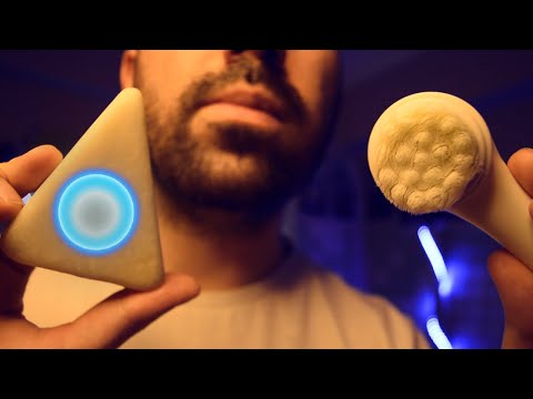 Видео: ACMP Рейки, Балансировка чакр третьего глаза, Массаж бровей, Очищение духовной энергией ASMR