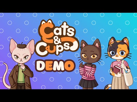 Видео: Милейшая кофейня😸💕| Cats and Cups Demo