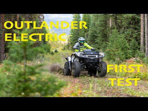 Видео: Электрический квадроцикл Can-Am Outlander 2026 года