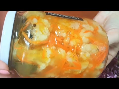 Видео: Цвітная капуста по корейски на зиму.  Легко  та смачно!!!!