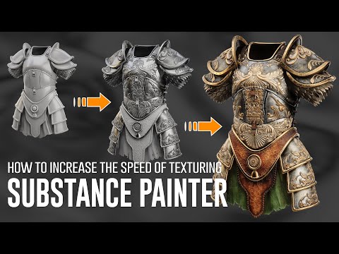 Видео: Как увеличить скорость текстурирования в Substance Painter — английская версия