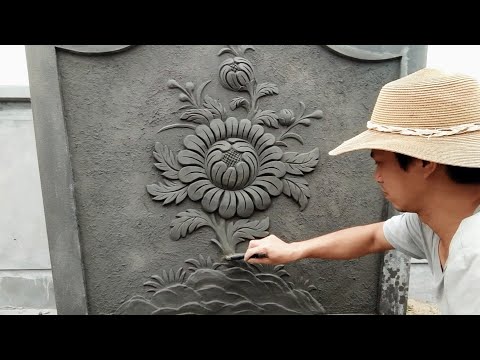 Видео: Как сделать хризантемы из цемента из песка