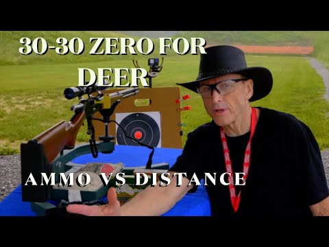 Видео: 30 30 Zero For Deer. Боеприпасы против расстояния.