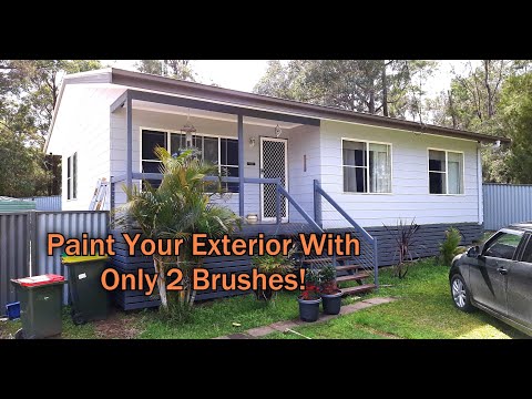 Видео: ПОКРАШИТЕ ВЕСЬ ВАШ ЭКСТЕРЬЕР! - всего двумя кистями!